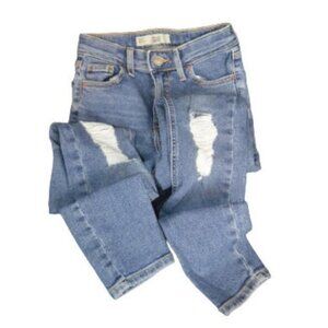 Topshop Moto Jamie Blue Jeans W24 L30